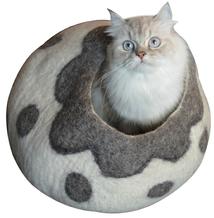 felted wool original cat caves